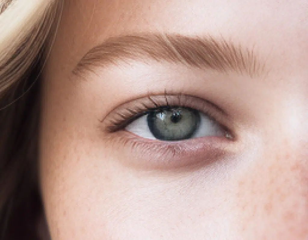Vue rapprochee sur l oeil d une femme Chirurgie des paupieres Blepharoplastie | Dr Barbera Paris