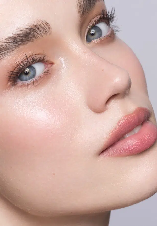 Visage d une jolie femme regardant la camera mesotherapie | Dr Barbera Paris